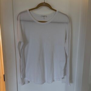 Rag & Bone Wilfred Classic White Long Sleeve Tee